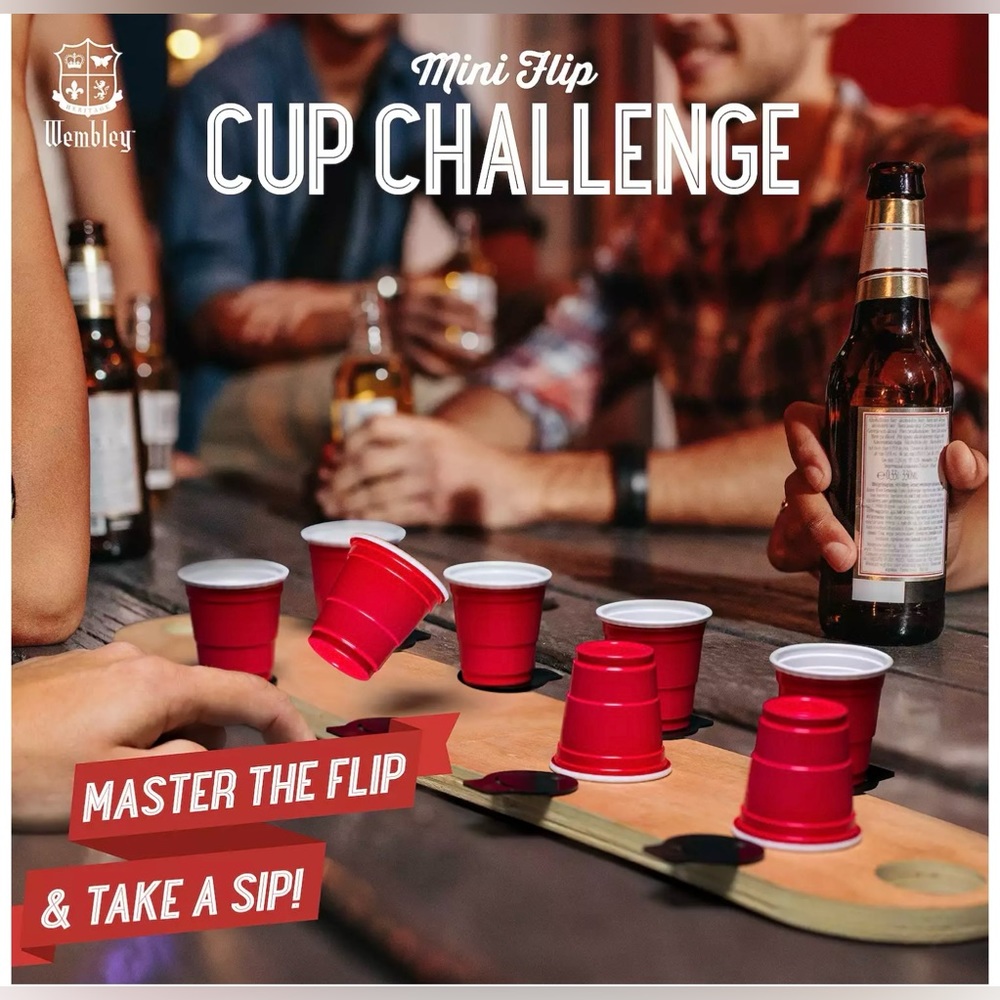 Webley Mini Flip Cup Challange Set NWT